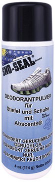 Sno Seal Deodorantpulver - antibakterielle Deo neutralisiert Gerüche - 1 Dose 114g