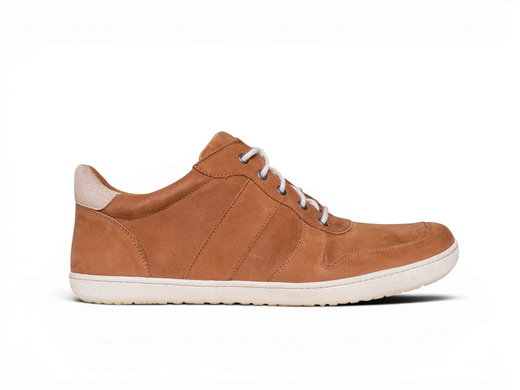 Sole Runner Barfussschuhe Sneaker Aegir Cognac (Nubukleder) braun
