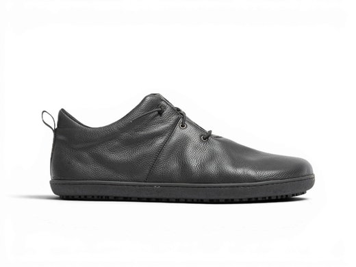 Sole Runner Barfussschuhe Sneaker Deimos Leder (breite Zehenbox) schwarz
