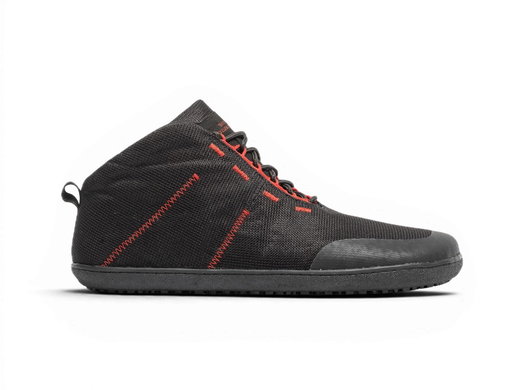 Sole Runner Barfussschuhe Sneaker T1 Allrounder 6 (breite Zehenbox) schwarz/rot