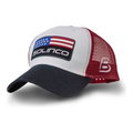 Solinco Basecap Trucker Cap USA rot/weiss/navyblau - 1 Stück