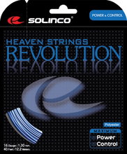 Solinco Tennissaite Revolution (Haltbarkeit+Power) blau 12m Set