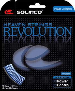 Solinco Tennis String Revolution (Durability+Power) blue 12m Set