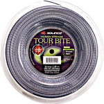 Solinco Tennis String Tour Bite Diamond Rough (Spin+Durability) silver 200m roll