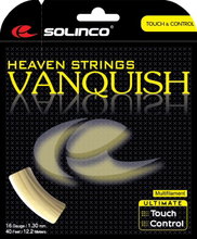 Solinco Tennissaite Vanquish (Spielgefühl+Armschonung) natur 12m Set