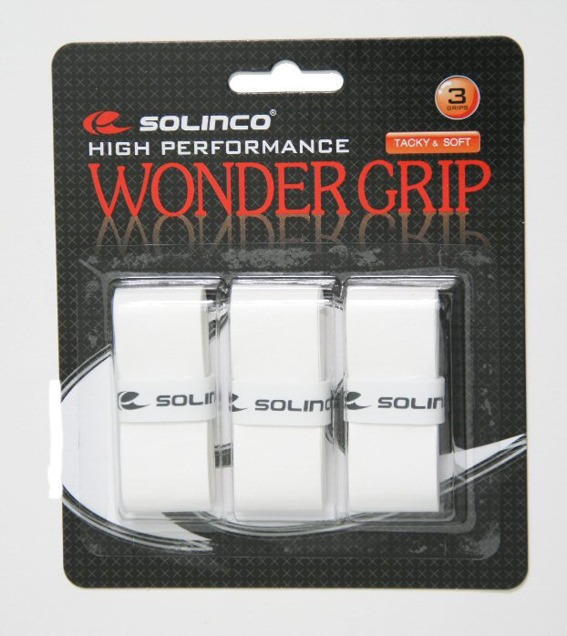 Solinco Overgrip Wonder 0.6mm (Tacky und Soft) weiss 3er