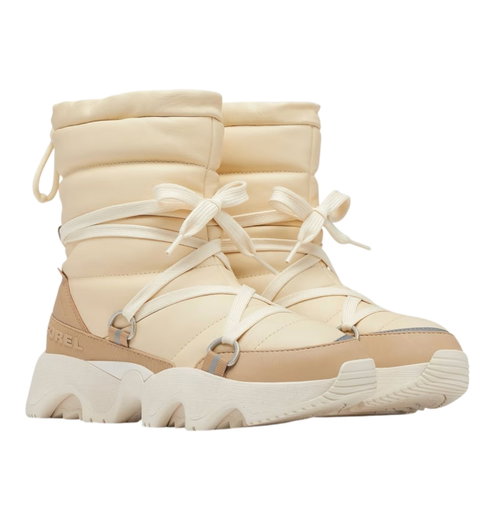 Sorel zimowe buty Kinetic Impaxt NXT Mid Boot WP (wodoodporne) kremowe białe damskie