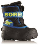 Sorel Snow Commander schwarz/blau Winterschuhe Kinder