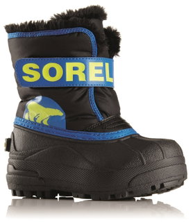 Sorel Snow Commander schwarz/blau Winterschuhe Kinder