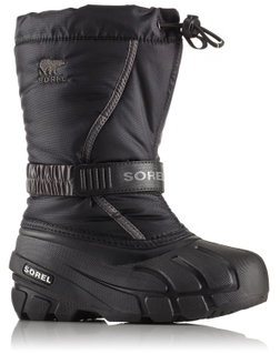 Sorel Winter Boots Flurry waterproof/windproof black Kids