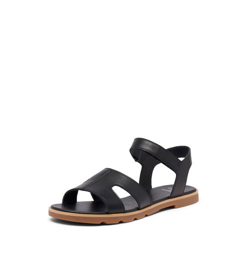 Sorel Sandale Ella III Ankle Strap (Leder) schwarz Damen