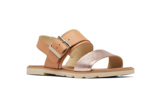 Sorel Sandal Ella III Slingback (Leather) beige/white ladies
