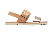 Sorel Sandale Ella III Slingback (Leder) beige/weiss Damen