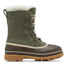 Sorel Winterstiefel Caribou (Nubukleder, wasserdicht) grün/tabaccobraun Herren