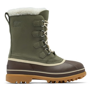 Sorel Winterstiefel Caribou (Nubukleder, wasserdicht) grün/tabaccobraun Herren