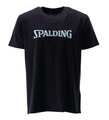 Spalding Freizeit Tshirt Logo SS23 (Baumwolle) navyblau Herren