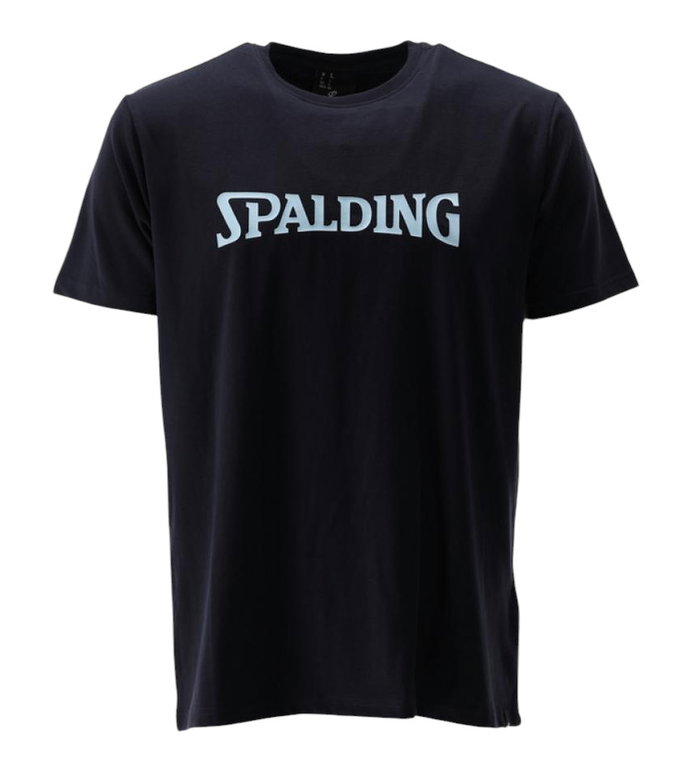 Spalding Freizeit Tshirt Logo SS23 (Baumwolle) navyblau Herren