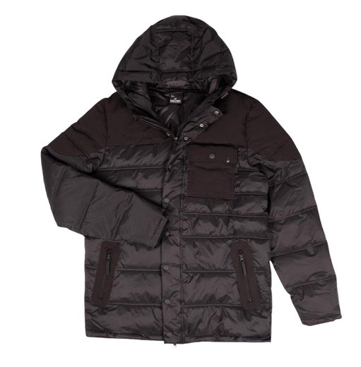 Spalding Winterjacke Parka mit Kapuze schwarz Herren