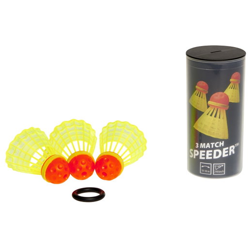 Speedminton® Speeder Meczowa Puszka 3szt + 1x Pierścień Wiatrowy