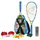 Speedminton® Set S700 Medium (2x Premium-Alu-Schläger, EasyCourt, 5xSpeeder, 4xSpeedlights, Tasche)