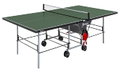 Sponeta Table Tennis Table Outdoor S3-46e (5mm Melamine Resin Top, Weatherproof, incl. Net) Green