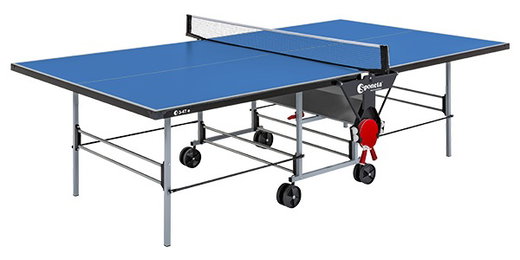 Sponeta Table Tennis Table Outdoor S3-47e (5mm Melamine Resin Top, Weatherproof, incl. Net) blue