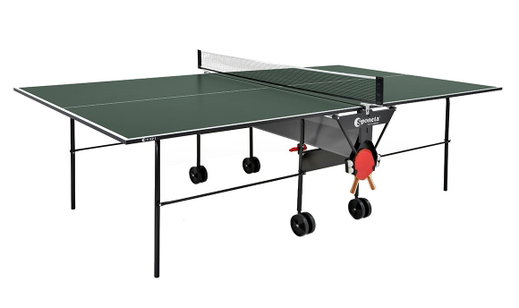 Sponeta Tischtennisplatte Indoor S1-42i (Hallentisch, 19 mm, Freizeit, inkl. Netz) grün