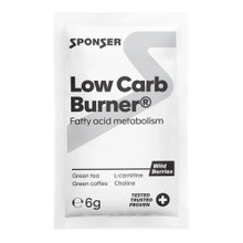 Sponser Low Carb Burner (Drink für Fettstoffwechsel-Training) 20x6g Box