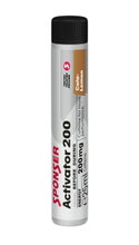 Sponser Activator 200 Ampulle (für Aufmerksamkeit und Konzentration, mit 200mg Koffein) Cola-Lemon 30x25ml - Box