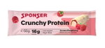 Sponser Crunchy Protein Bars (over 30% protein content, only 1.8g sugar per bar) Raspberry 12x50g box