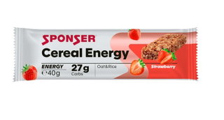 Sponser Energy Bar Energy Cereal (tasty Cereal Bar) Strawberry 20x40g Box