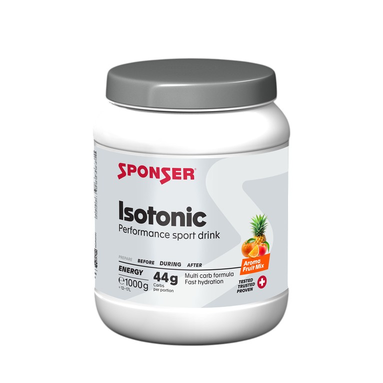 Sponser Energy Isotonic Sports Drink (isotonic thirst quencher with fruity flavor) Fruit Mix 1000g Can