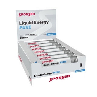 Sponser Energy Liquid Pure (hochwertige Kohlenhydrat-Formulierung) 18x70g Box