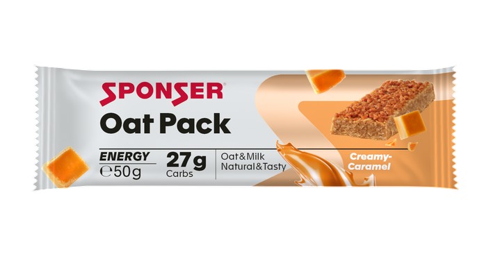 Sponser Energy Oat Pack (skondensowana energia z owsa) Karmelowy 25x50g Pudełko
