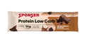 Sponser Protein Low Carb Riegel (32% Proteinanteil, idealer Snack im Alltag) Schokolade/Brownie 25x50g Box