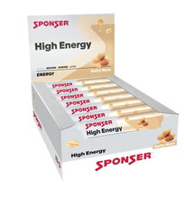 Sponser Riegel High Energy (hohe Energiedichte, optimale Verträglichkeit) Salty Nuts - Testsieger - 30x45g Box