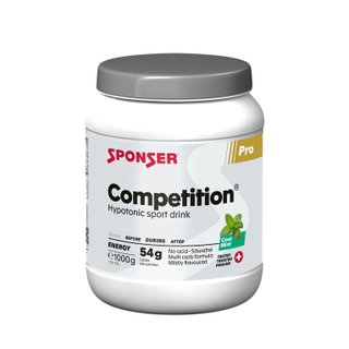 Sponser Napój sportowy Energy Competition (bezkwasowy, hipotonowy, miętowy z działaniem chłodzącym) Ekstrakt miętowy 1000g puszka