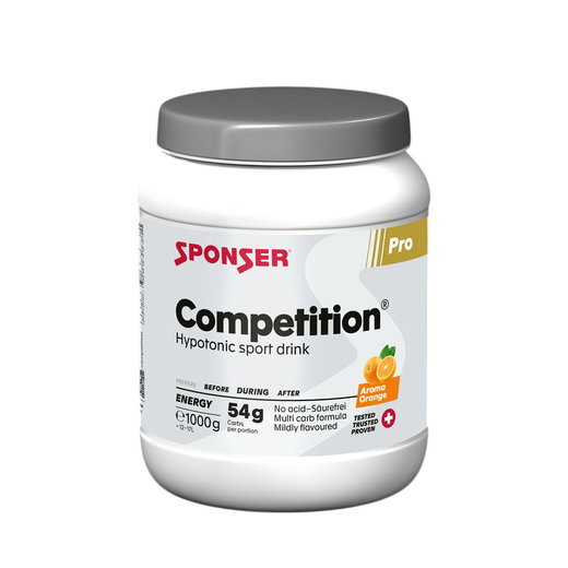 Sponser Sportgetränk Energy Competition (säurefrei, hypotonisch) Orange 1000g Dose