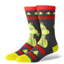 Stance Tagessocke Crew Grinch Sweater schwarz - 1 Paar