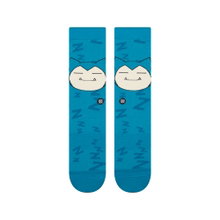 Stance Tagessocke Crew Pokemon Relaxo (Snorlax Sleepy) türkisblau - 1 Paar