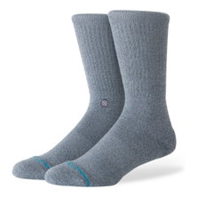 Stance Daily Sock Crew Icon Wool (reinforced heel and toe, Merino wool) grey - 1 pair
