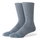 Stance Tagessocke Crew Icon Wool (verstärkte Fersen- und Zehenpartie, Merino Wolle) grau - 1 Paar