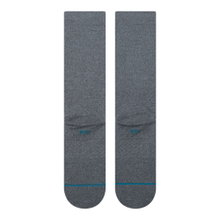 Stance Tagessocke Crew Icon Wool (verstärkte Fersen- und Zehenpartie, Merino Wolle) grau - 1 Paar