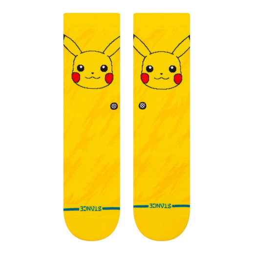 Stance Kinder-Tagessocke Crew Pokemon Pikachu Bolt Kids gelb - 1 Paar