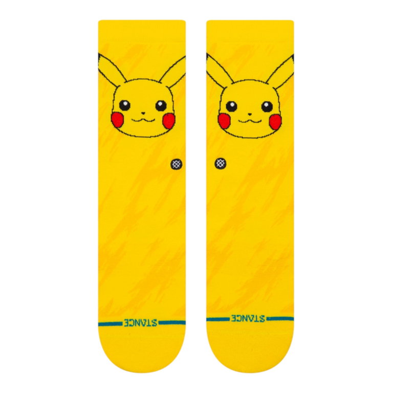 Stance Kinder-Tagessocke Crew Pokemon Pikachu Bolt Kids gelb - 1 Paar