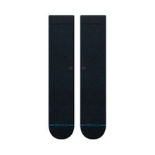 Stance Tagessocke Crew Icon (verstärkte Fersen- und Zehenpartie) navyblau - 1 Paar