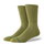 Stance Tagessocke Crew Icon (verstärkte Fersen- und Zehenpartie) olivegrün - 1 Paar
