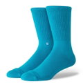 Stance Tagessocke Crew Icon (verstärkte Fersen- und Zehenpartie) cyanblau - 1 Paar