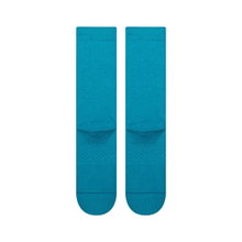Stance Tagessocke Crew Icon (verstärkte Fersen- und Zehenpartie) cyanblau - 1 Paar