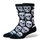 Stance Tagessocke Crew Static Skull (Czaszka) czarna - 1 para
